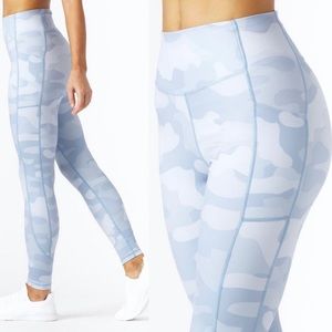 Glyder Apparel Taper Leggings French Blue Camo XS NWT Retails $78.00